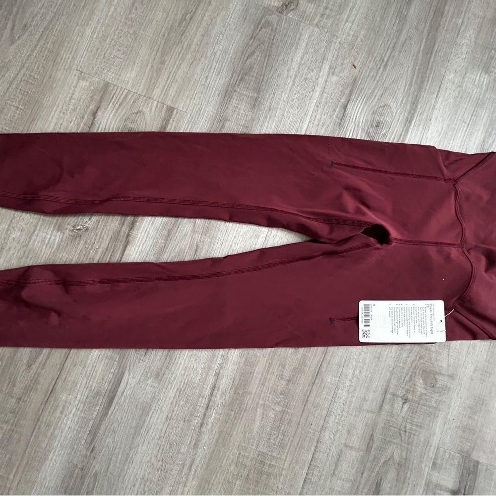 Lululemon Athletica Red Leggings for Ultimate Comfort